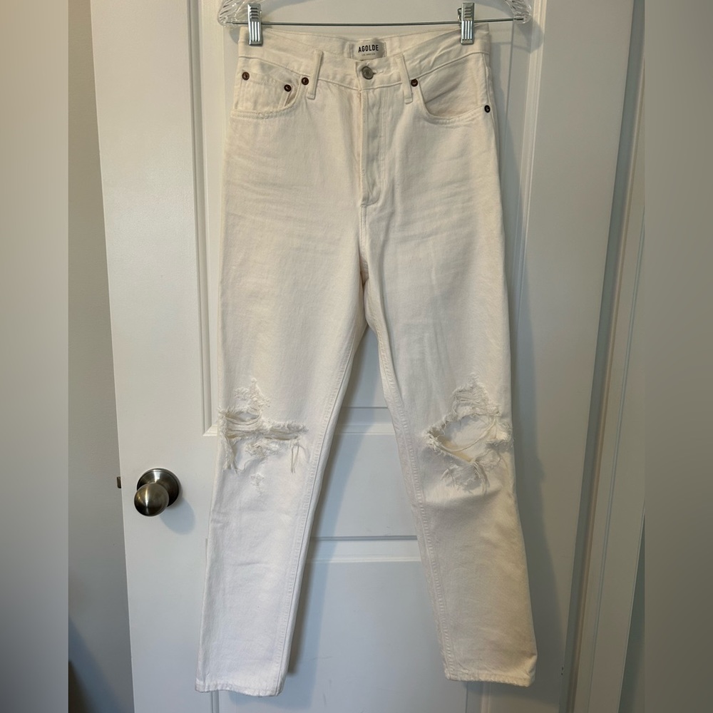 Agolde White Denim